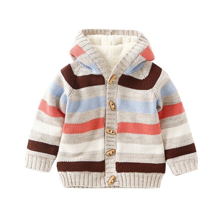 Cardigan Douillet Arc-en-Ciel