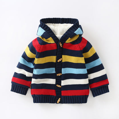 Cardigan Douillet Arc-en-Ciel